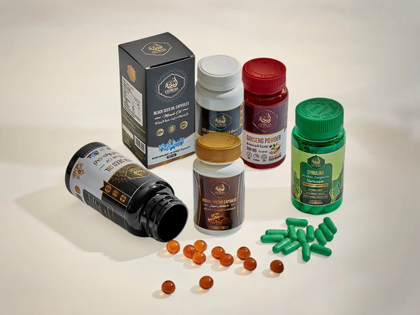 كبسولات المكملات الغذائية